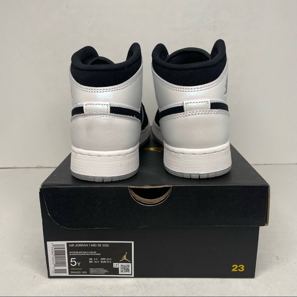 Nike Air Jordan 1 Retro Mid GS “Diamond Shorts” NEW 2022 - Picture 4 of 4